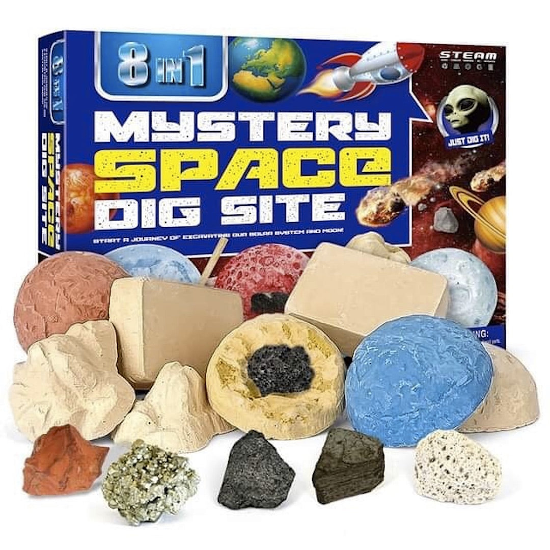 Kits for Kids 8-in-1 Mystery Space Dig Kit