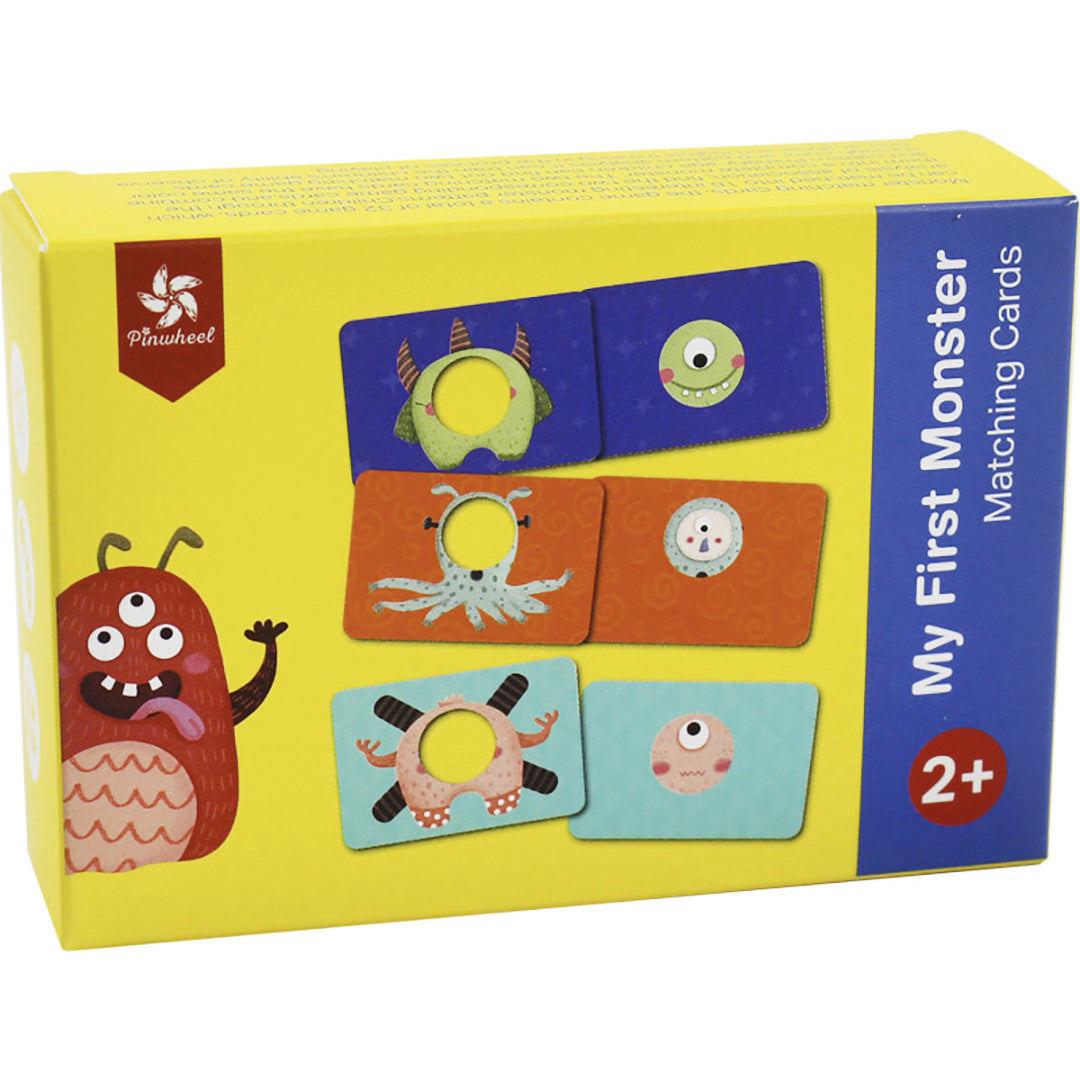 Pinwheel Early Childhood Matching Cards My First Monsters