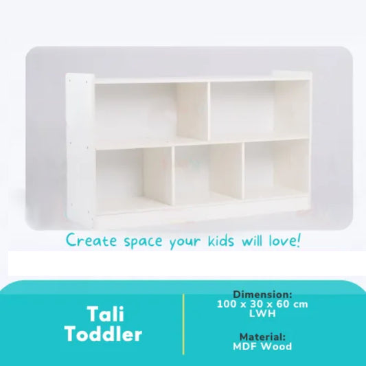 Kiddie Station PH Tali Toddler Shelf with Divider