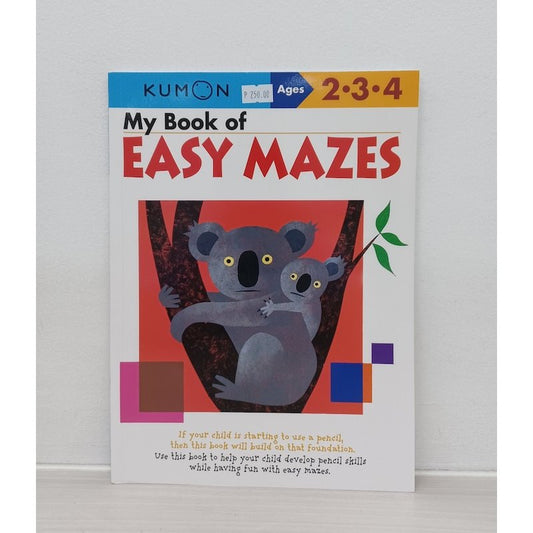 Little Fat Hugs Kumon My Book of Easy Mazes