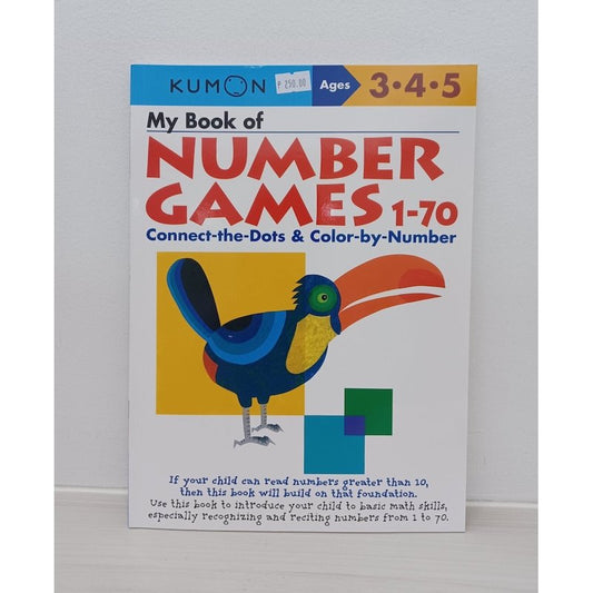 Little Fat Hugs Kumon My Book of Number Games 1-70