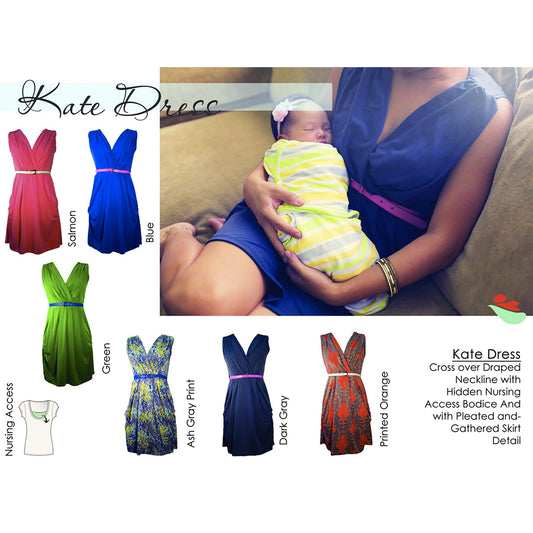 Latch a Babe Nursingwear - Kate Dress