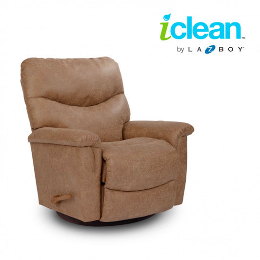 La-Z-Boy James iClean Fabric Swivel Reclina-Glider Recliner