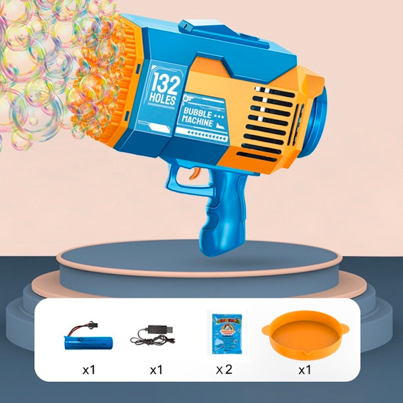 Little Fat Hugs 132-Hole Disco Bubble Machine