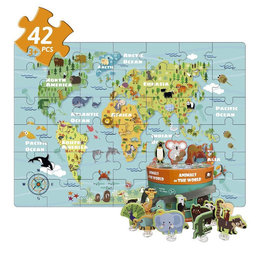 Little Fat Hugs Animals of the World Puzzle