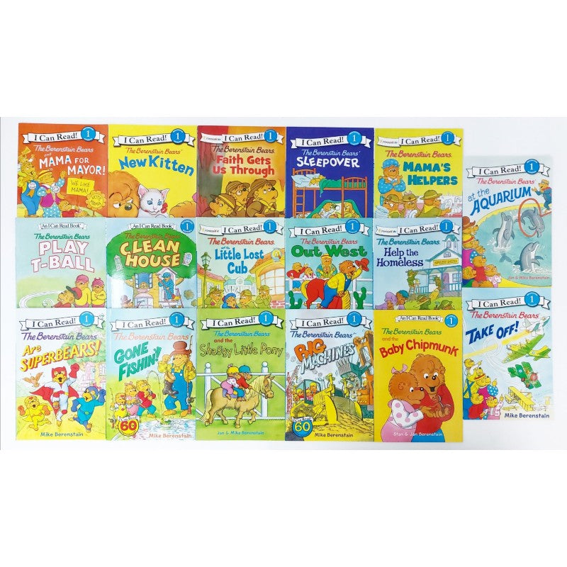 Little Fat Hugs I Can Read Berenstain Bears Book Set A