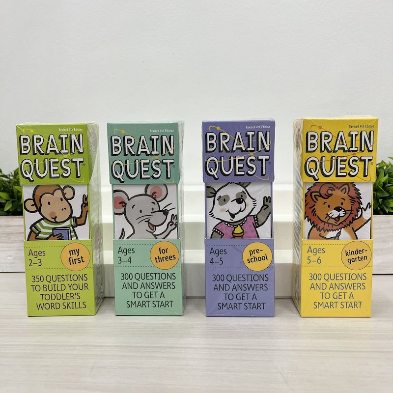 Little Fat Hugs Brain Quest Q &A Cards (Set of 4)