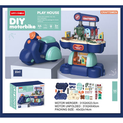 Little Fat Hugs Motorbike - Craftsman