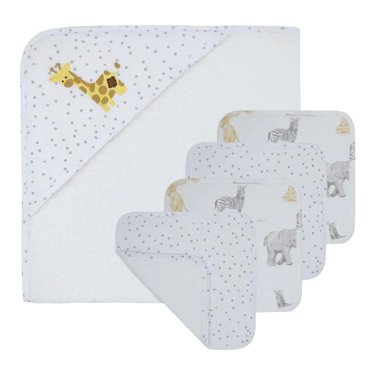 Living Textiles 5-Piece Bath Gift Set
