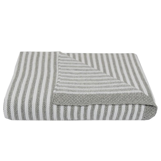 Living Textiles Cotton Knit Blanket