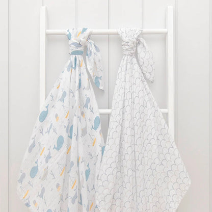 Living Textiles 2-Pack Muslin Wraps