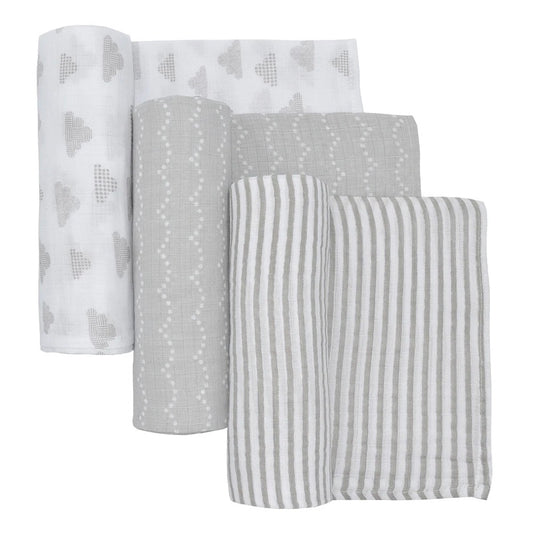 Living Textiles 3-Pack Muslin Wraps