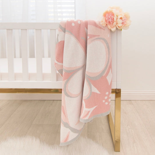 Living Textiles Knitted Pram Blanket