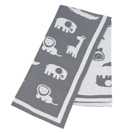Living Textiles Knitted Pram Blanket