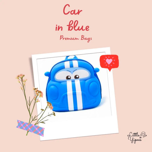 Little Yipees Premium Bag - Cars (Blue)