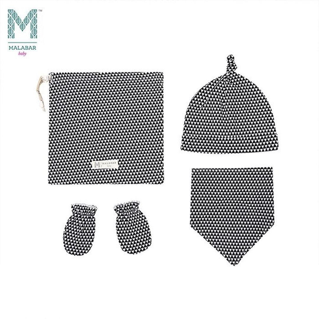 Malabar Baby Accessory (Bib, Mitten, Hat) Set