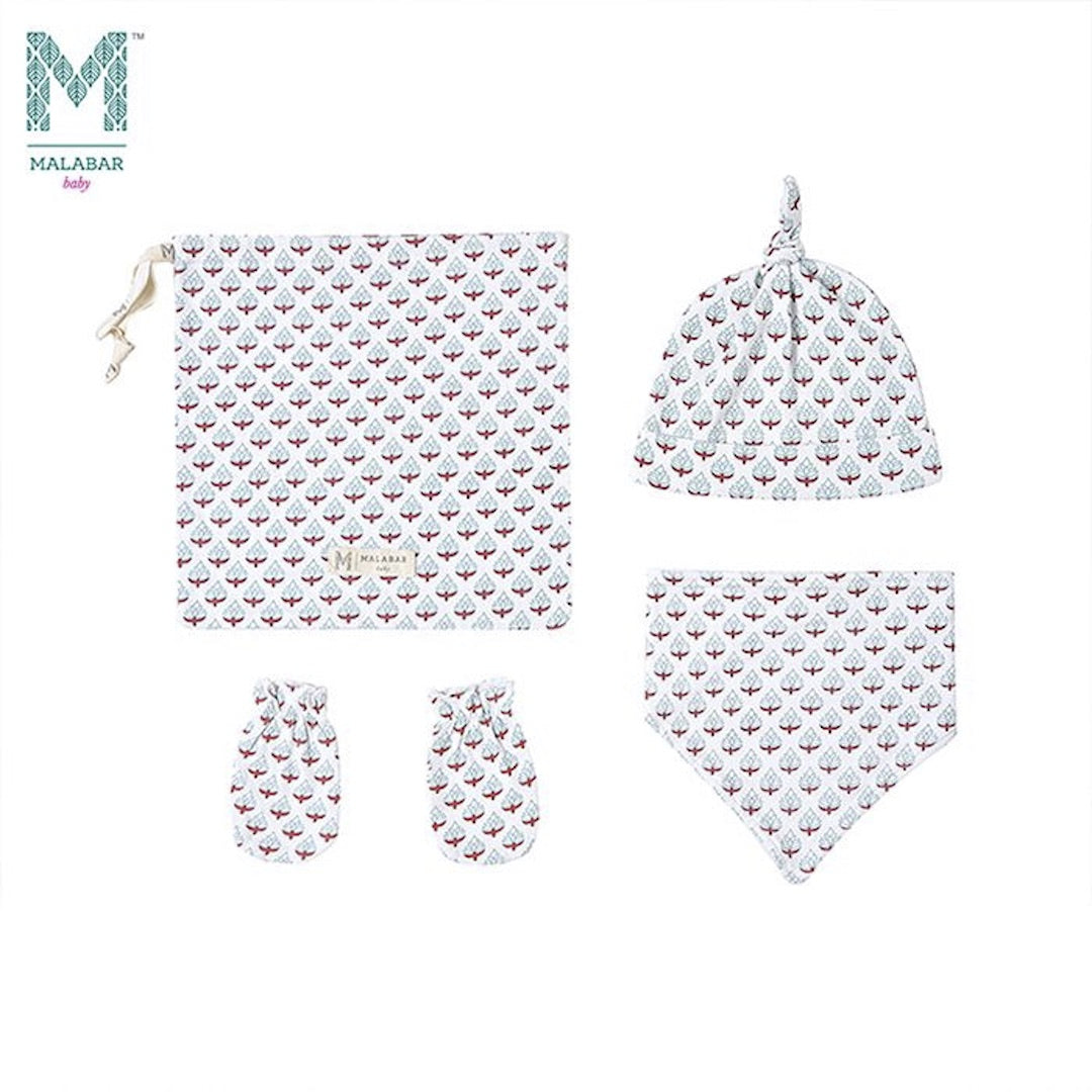 Malabar Baby Accessory (Bib, Mitten, Hat) Set