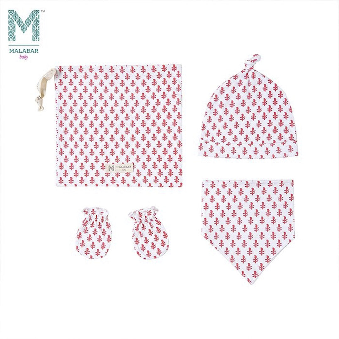 Malabar Baby Accessory (Bib, Mitten, Hat) Set