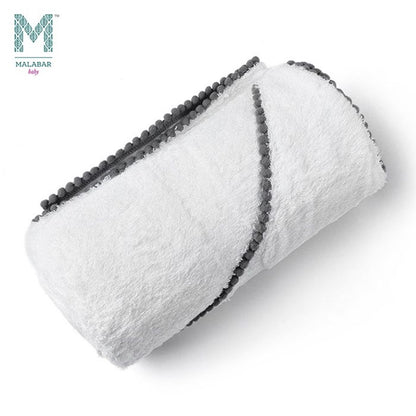 Malabar Baby Bamboo Pom Pom Towel