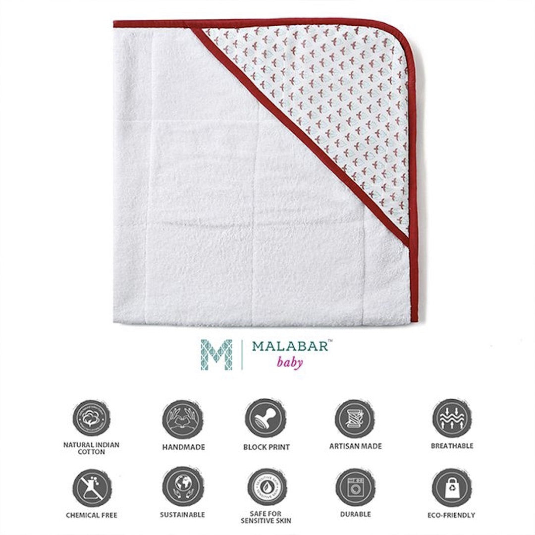 Malabar Baby Handmade Block-Printed Towel