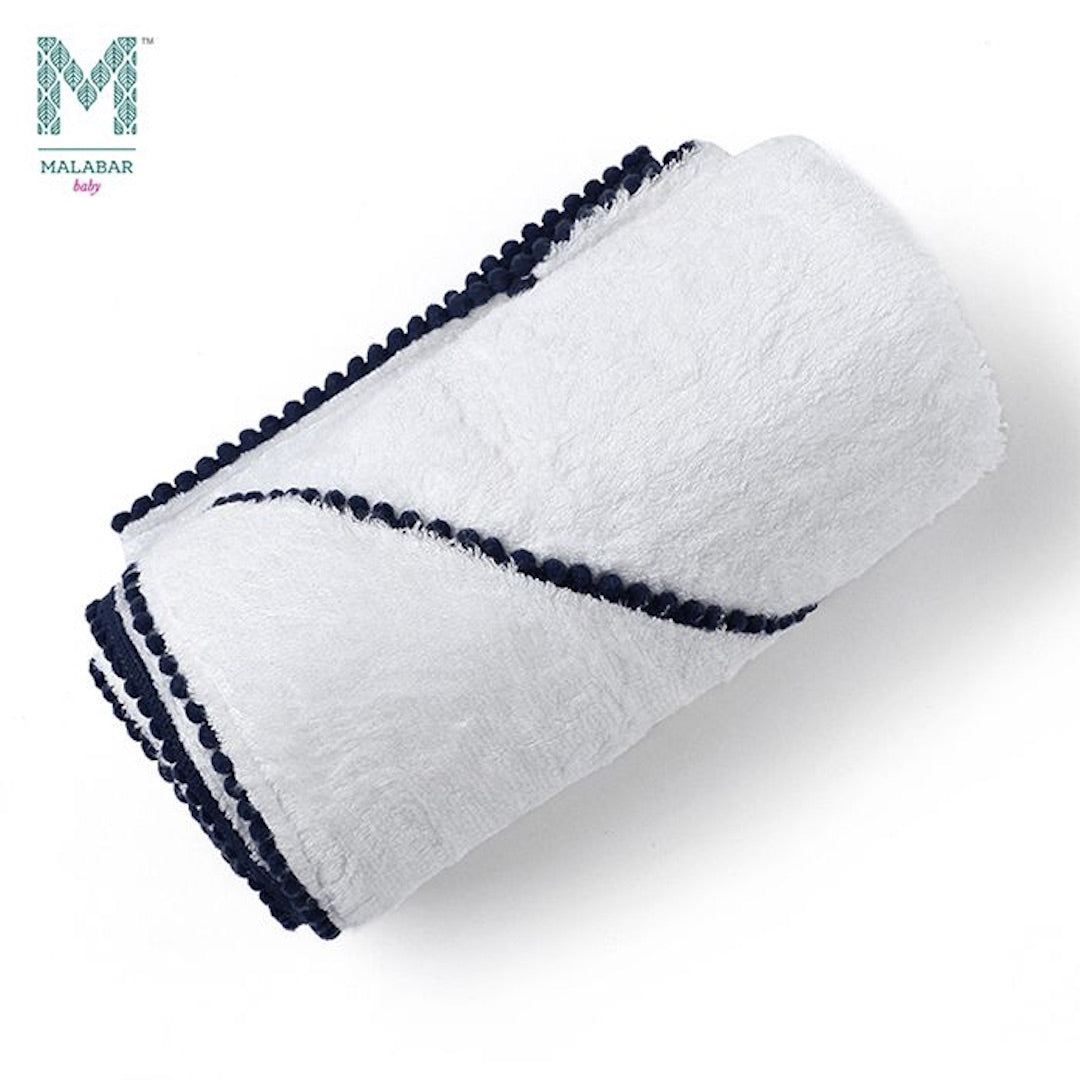 Malabar Baby Bamboo Pom Pom Towel