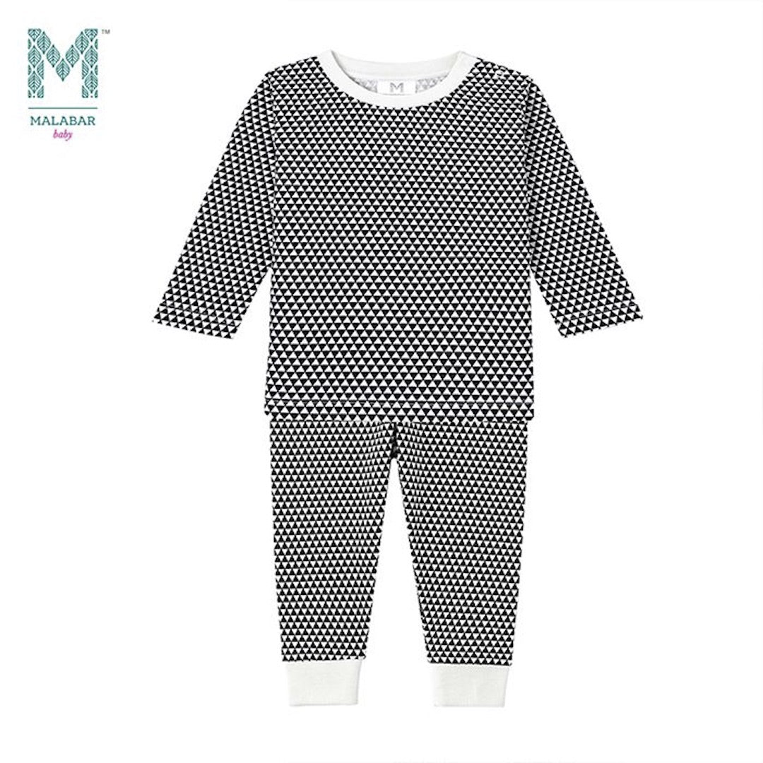 Malabar Baby Organic Knit Pajamas - Greenwich