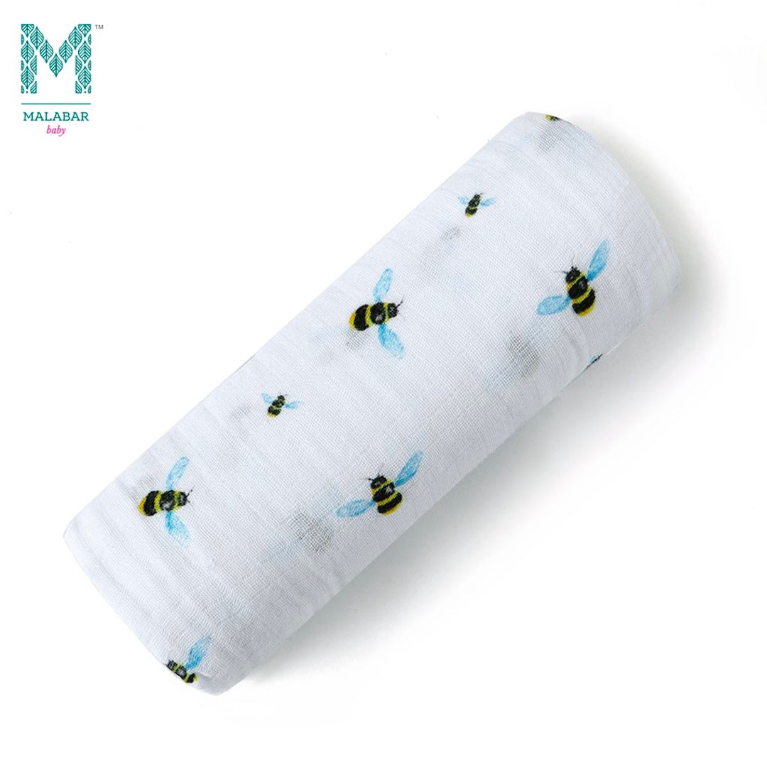 Malabar Baby Organic Muslin Single Swaddle