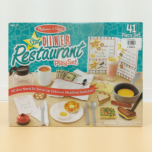 Melissa and Doug Star Diner Restaurant Play Set