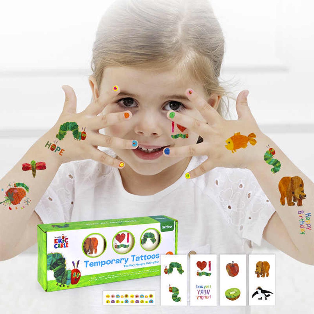 Mideer Eric Carle Temporary Tattoos