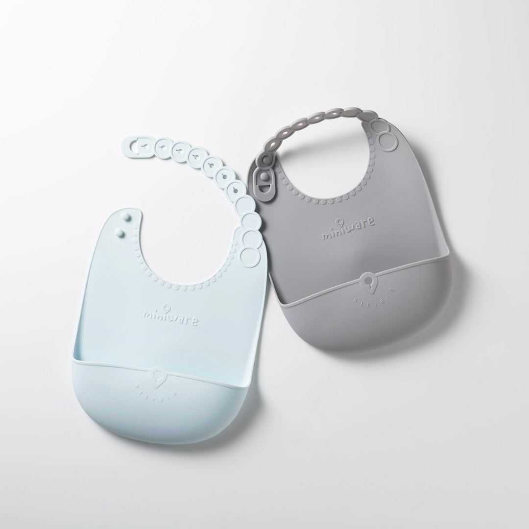Miniware Roll and Lock Silicone Bib