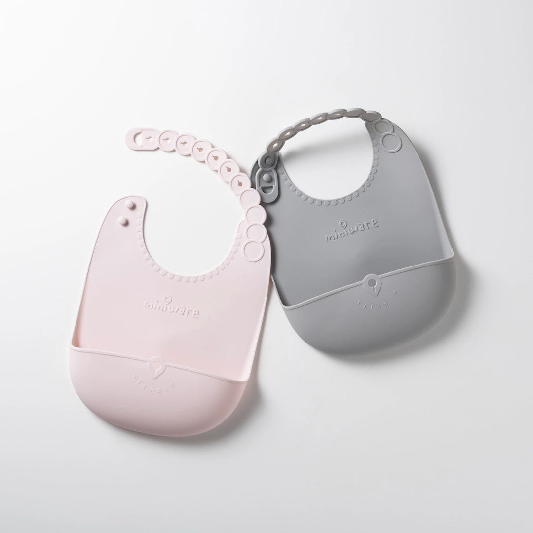 Miniware Roll and Lock Silicone Bib