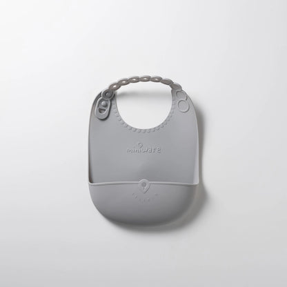 Miniware Roll and Lock Silicone Bib