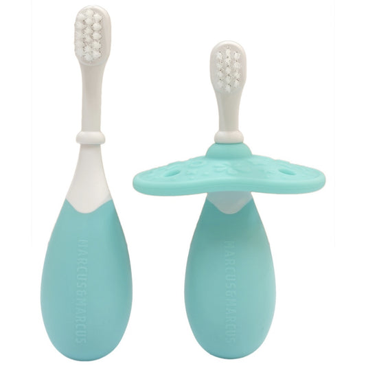 Marcus & Marcus 3-Stage Palm Grasp Toddler Training Toothbrush