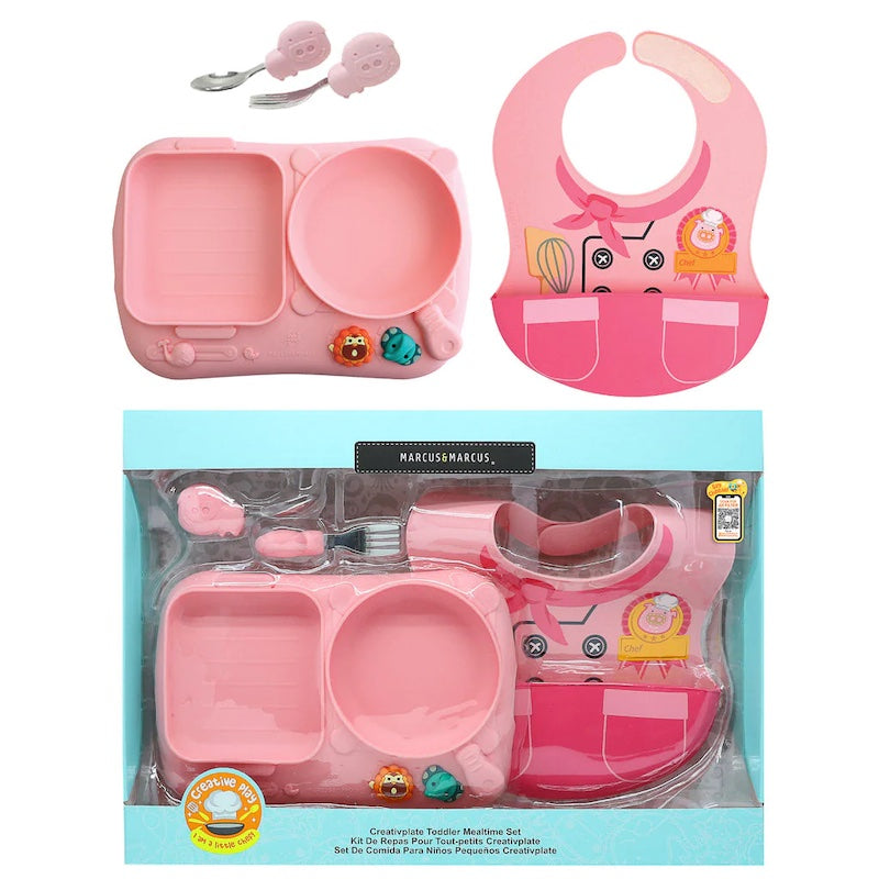 Marcus & Marcus Creativplate Toddler Mealtime Set - Little Chef