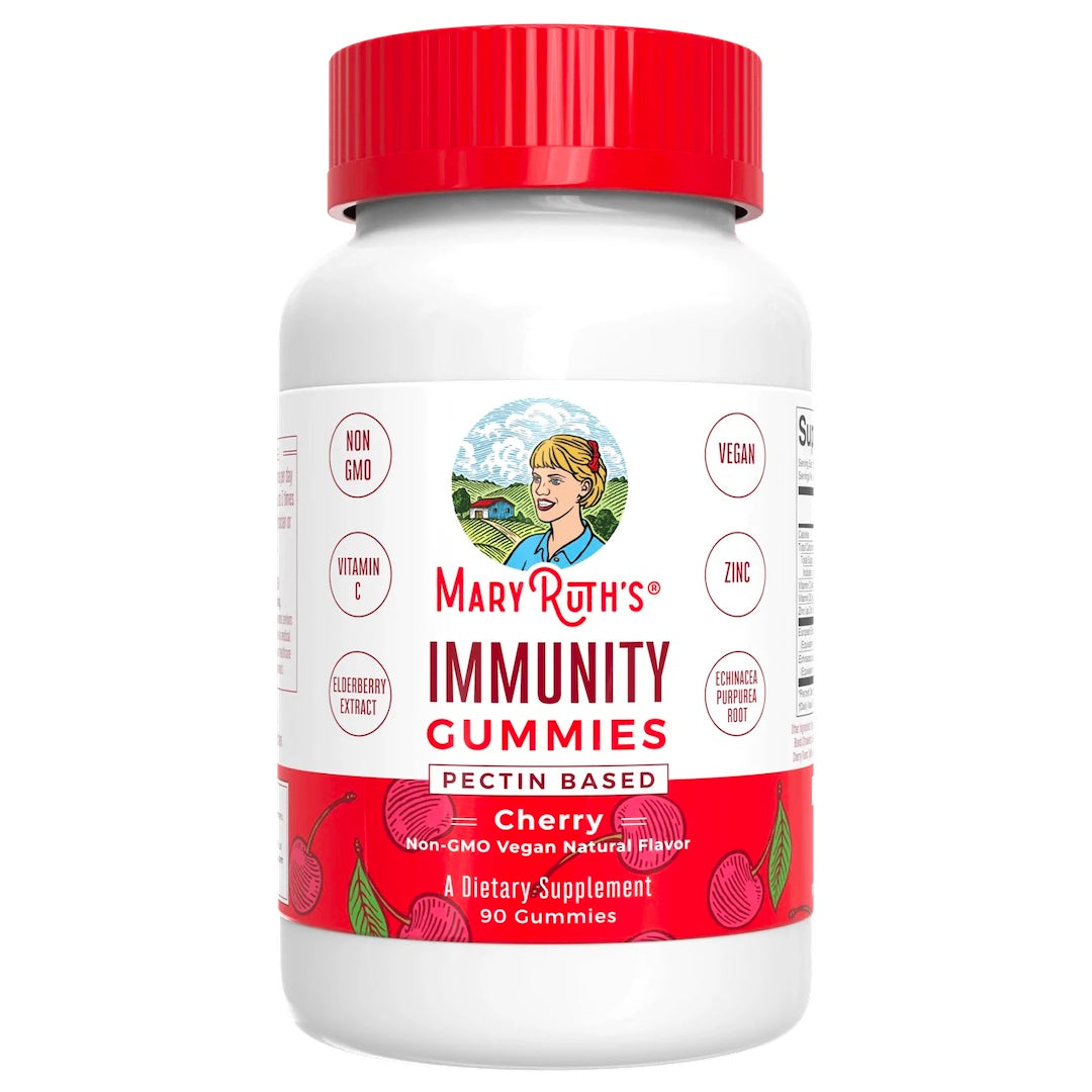 Mary Ruth's Vegan Immunity Gummies Sugar Free (90 Gummies)