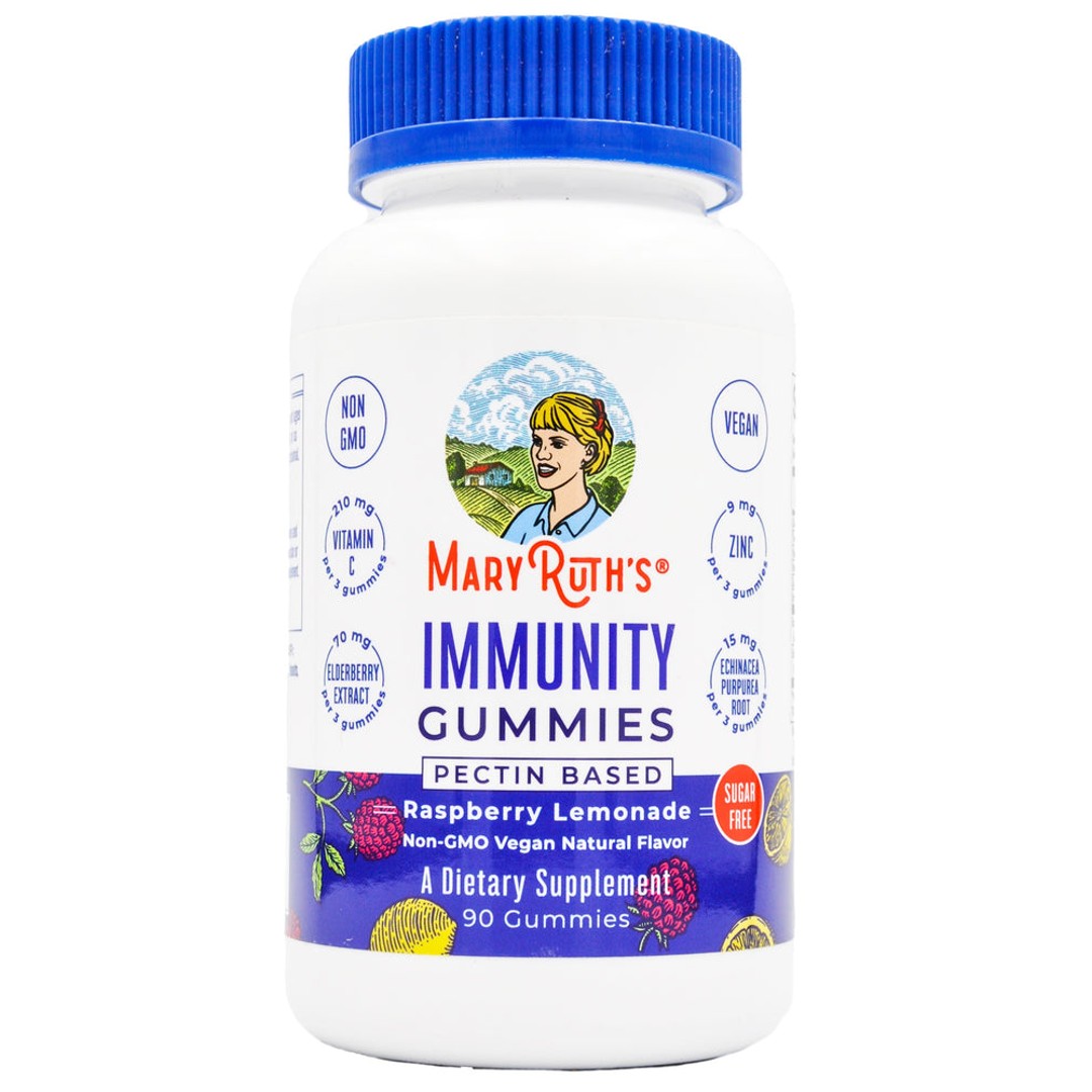 Mary Ruth's Vegan Immunity Gummies Sugar Free (90 Gummies)