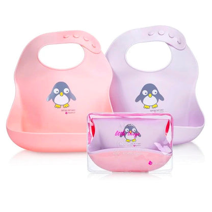 NatureBond Waterproof Silicone Baby Bibs