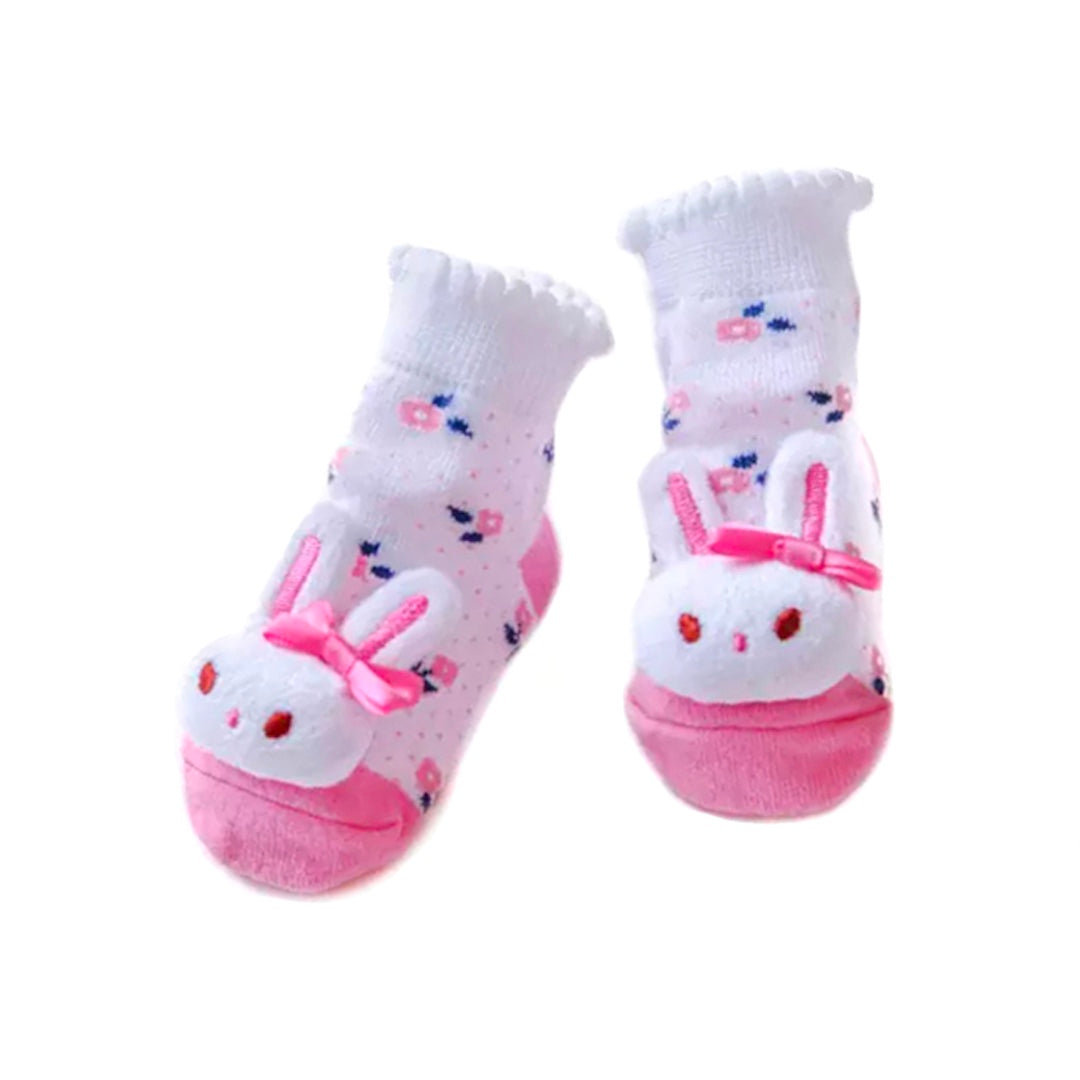 Pitcheco Pink Bunny Infant Socks