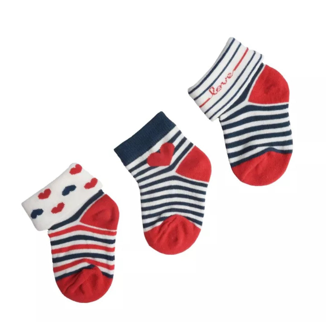 Pitcheco 3-in-1 Heart Socks (Infant)