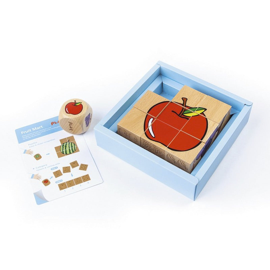 Playme Toys Fruit Mart Puzzle Cube