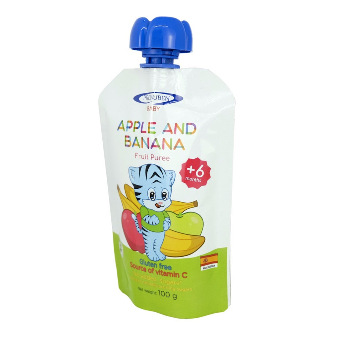 Pronuben Baby Apple and Banana Fruit Puree (100g)