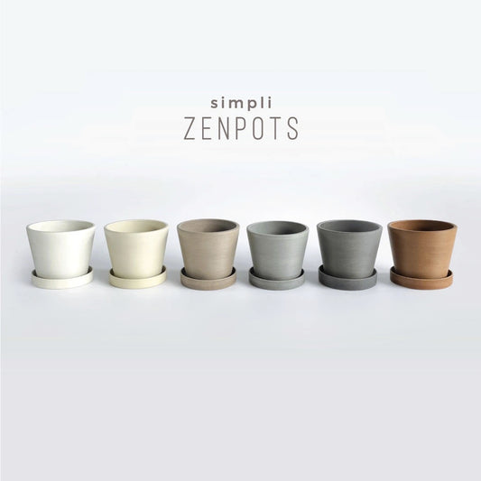 Simpli Zenpots 10cm Pot with Catch Plate