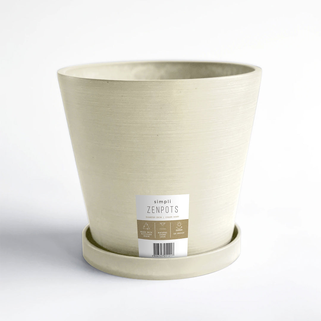 Simpli Zenpots 20cm Pot with Catch Plate