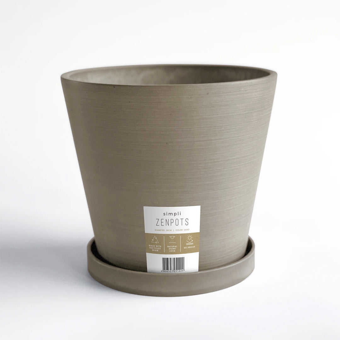 Simpli Zenpots 20cm Pot with Catch Plate
