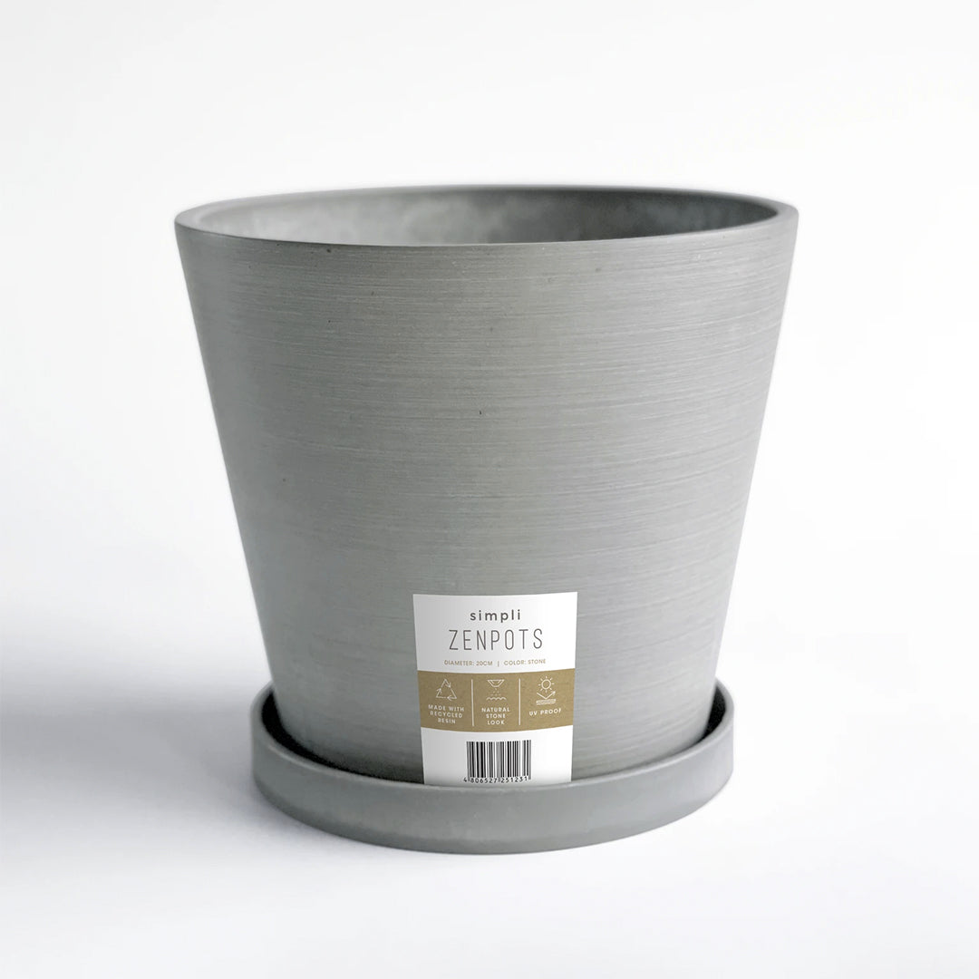 Simpli Zenpots 20cm Pot with Catch Plate