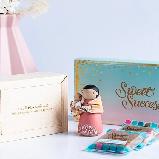 Sweet Success Lactation Treats Sampler Box with Mother and Child Peg Doll (Pre-order)