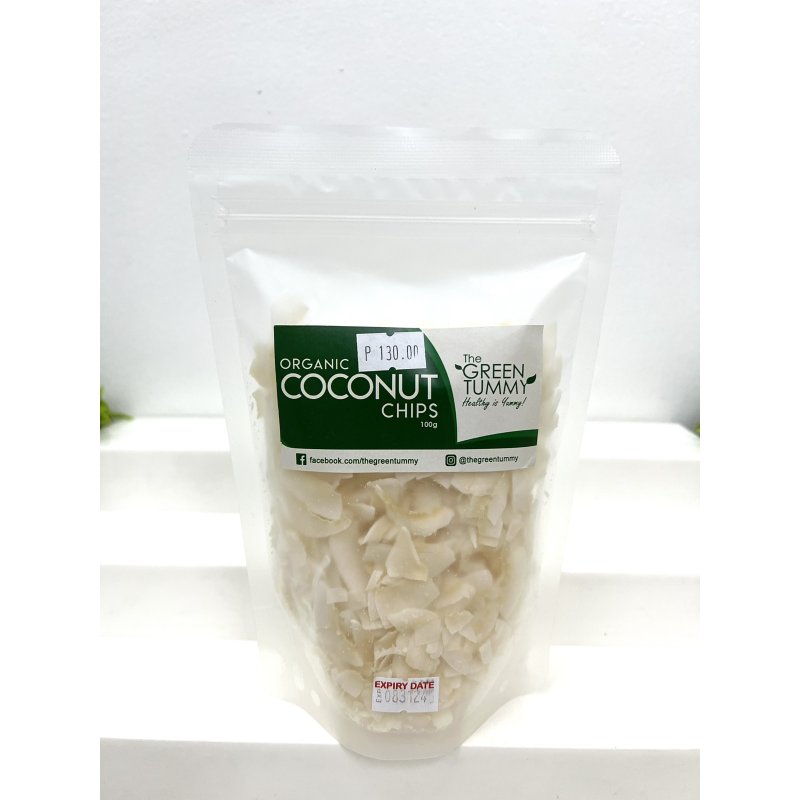 The Green Tummy Organic Coconut Chips (100g)