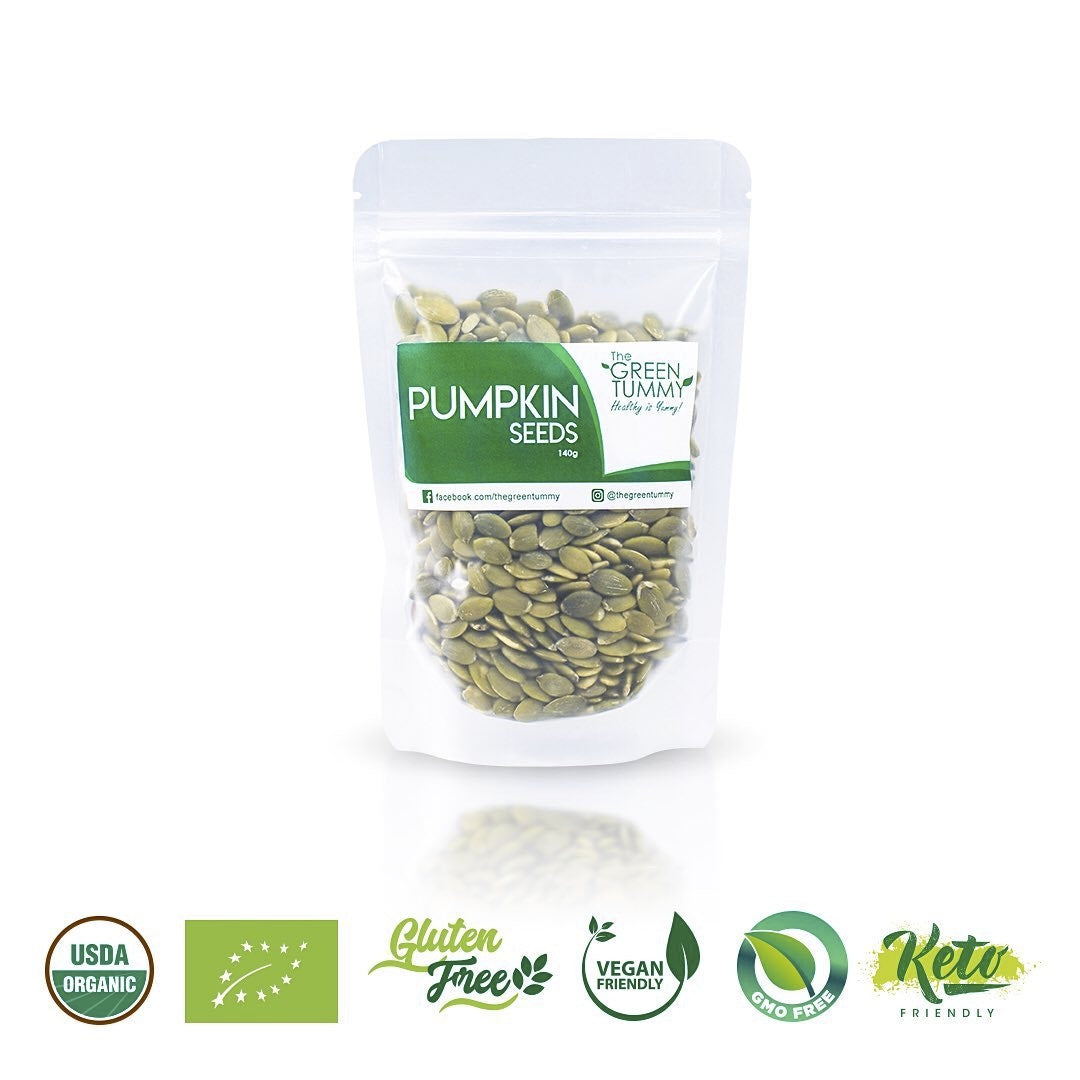 The Green Tummy Pumpkin Seeds (140g)