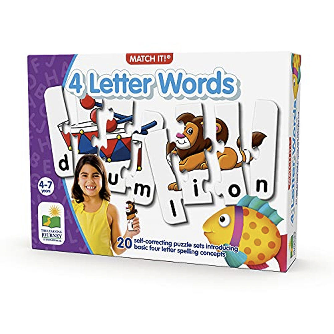 The Learning Journey Match It! 4-Letter Words