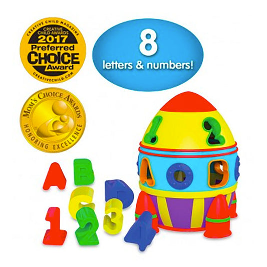 The Learning Journey Rocket Shape Sorter